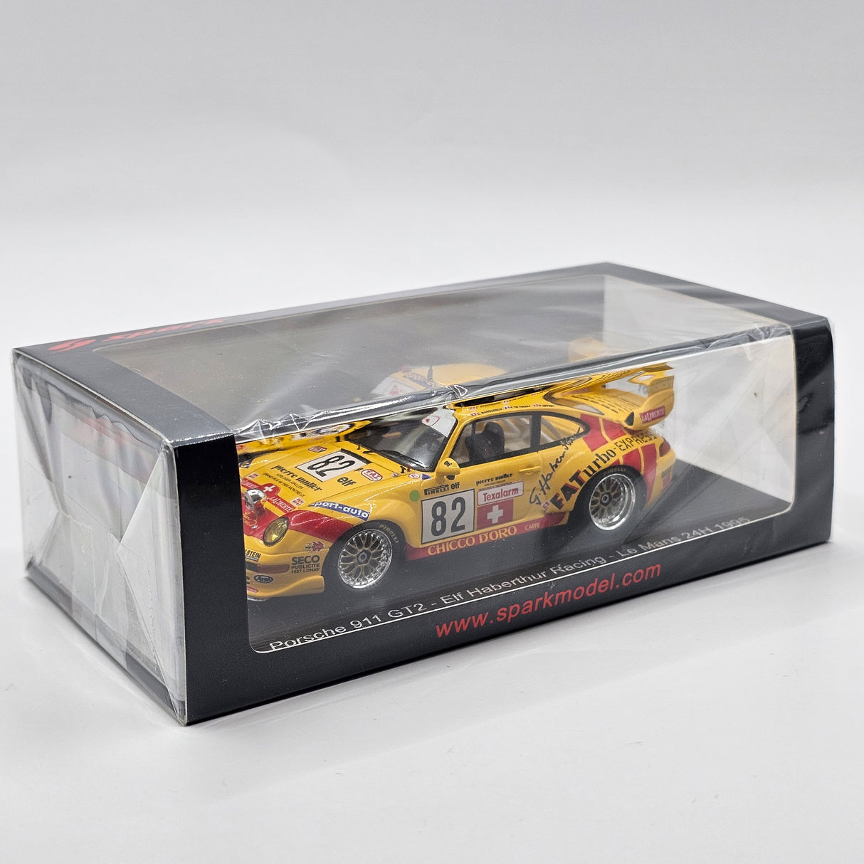 Spark Porsche 911 GT2 #82 Elf-Haberthur Racing Le Mans 24H 1995 1/43 Scale S9901