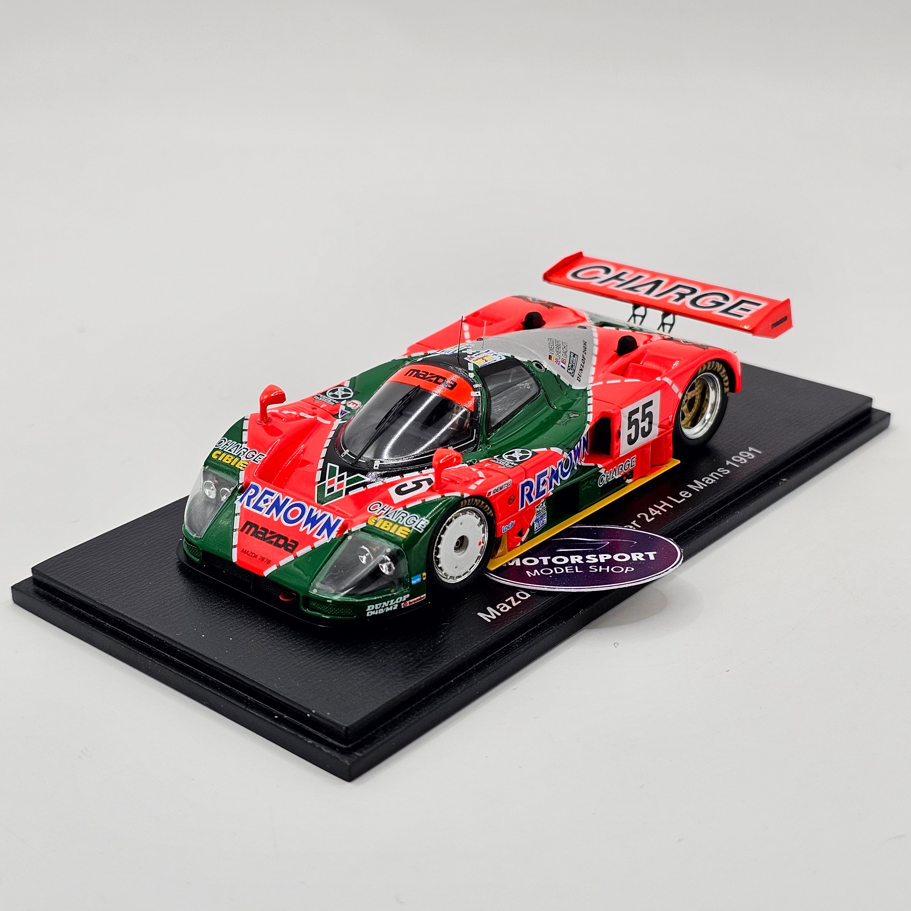 Spark Mazda 787B #55 Mazdaspeed Winner 24Hrs Le Mans 1991 1/43 Scale