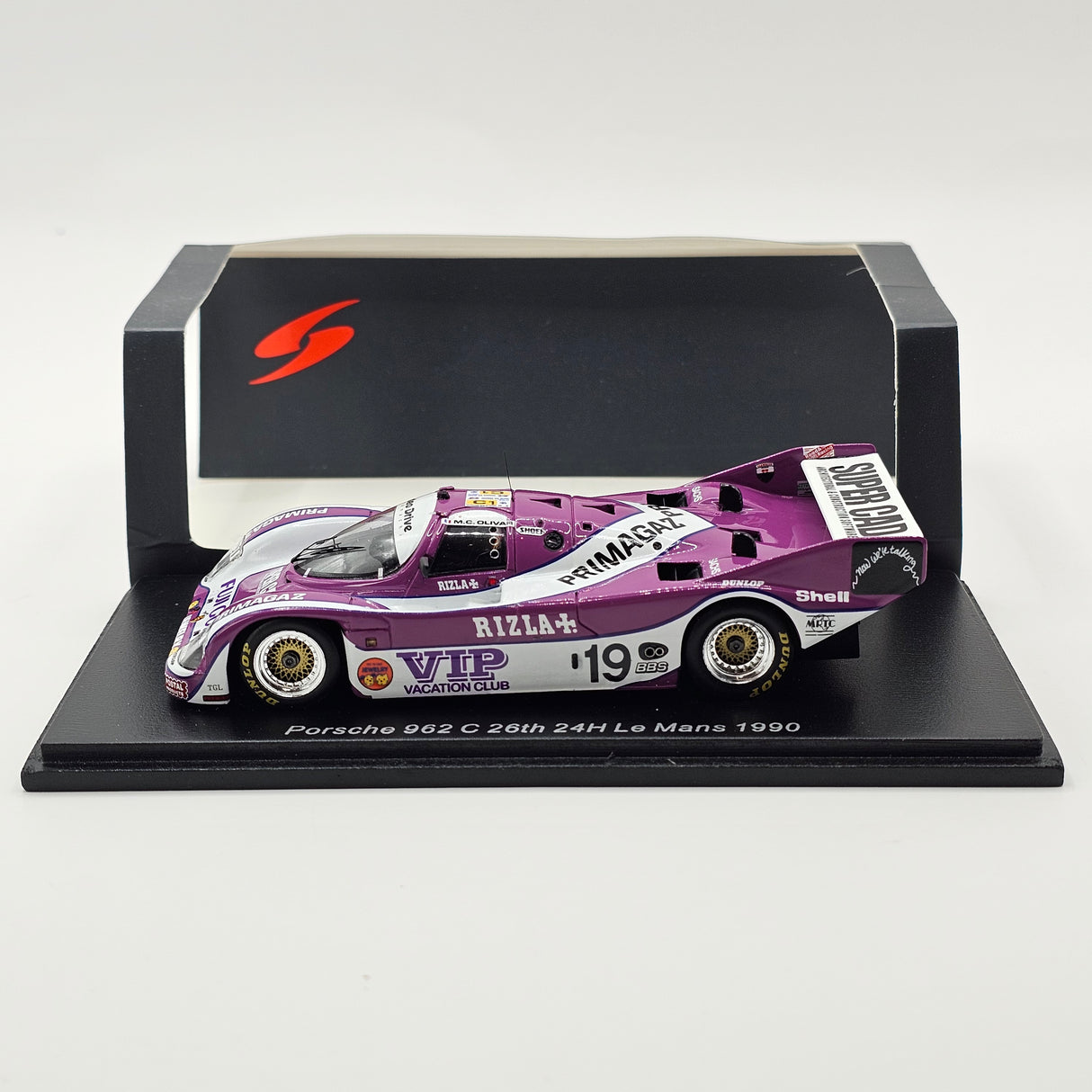 Spark Porsche 962C #19 Team Davey 24Hrs Le Mans 1990 1/43 Scale S9882