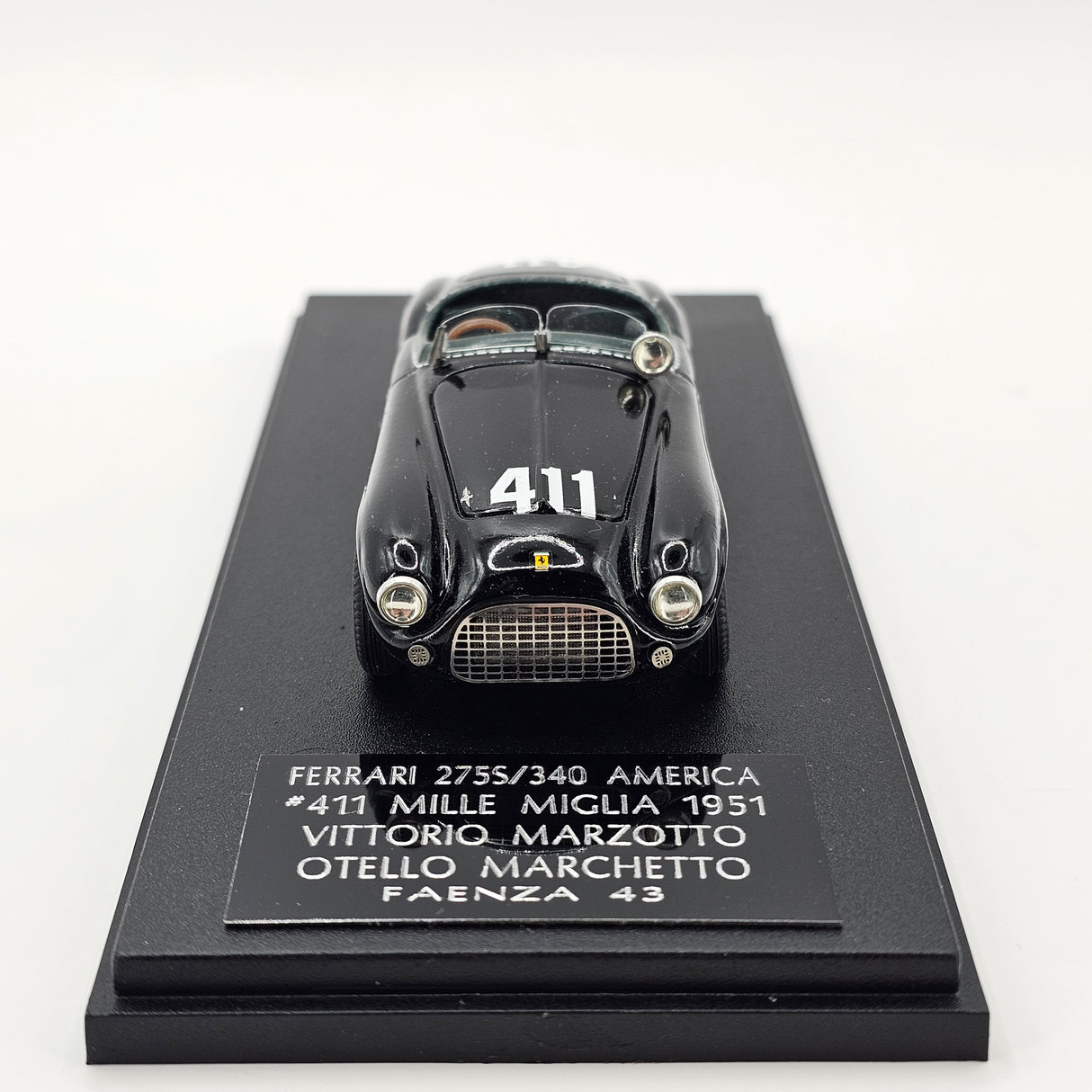 Faenza 43 Ferrari 340 America Barchetta #411 Scuderia Marzotto Mille Miglia 1951 1/43 Scale
