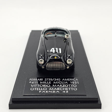 Faenza 43 Ferrari 340 America Barchetta #411 Scuderia Marzotto Mille Miglia 1951 1/43 Scale